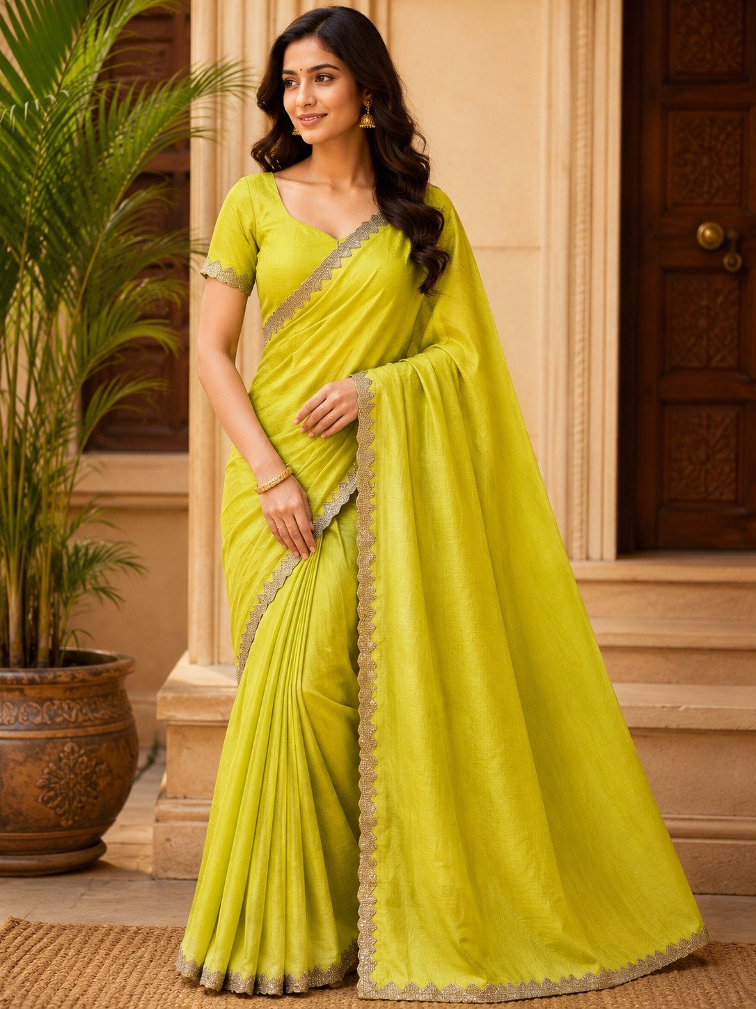 Jimmy Choo Silk Saree