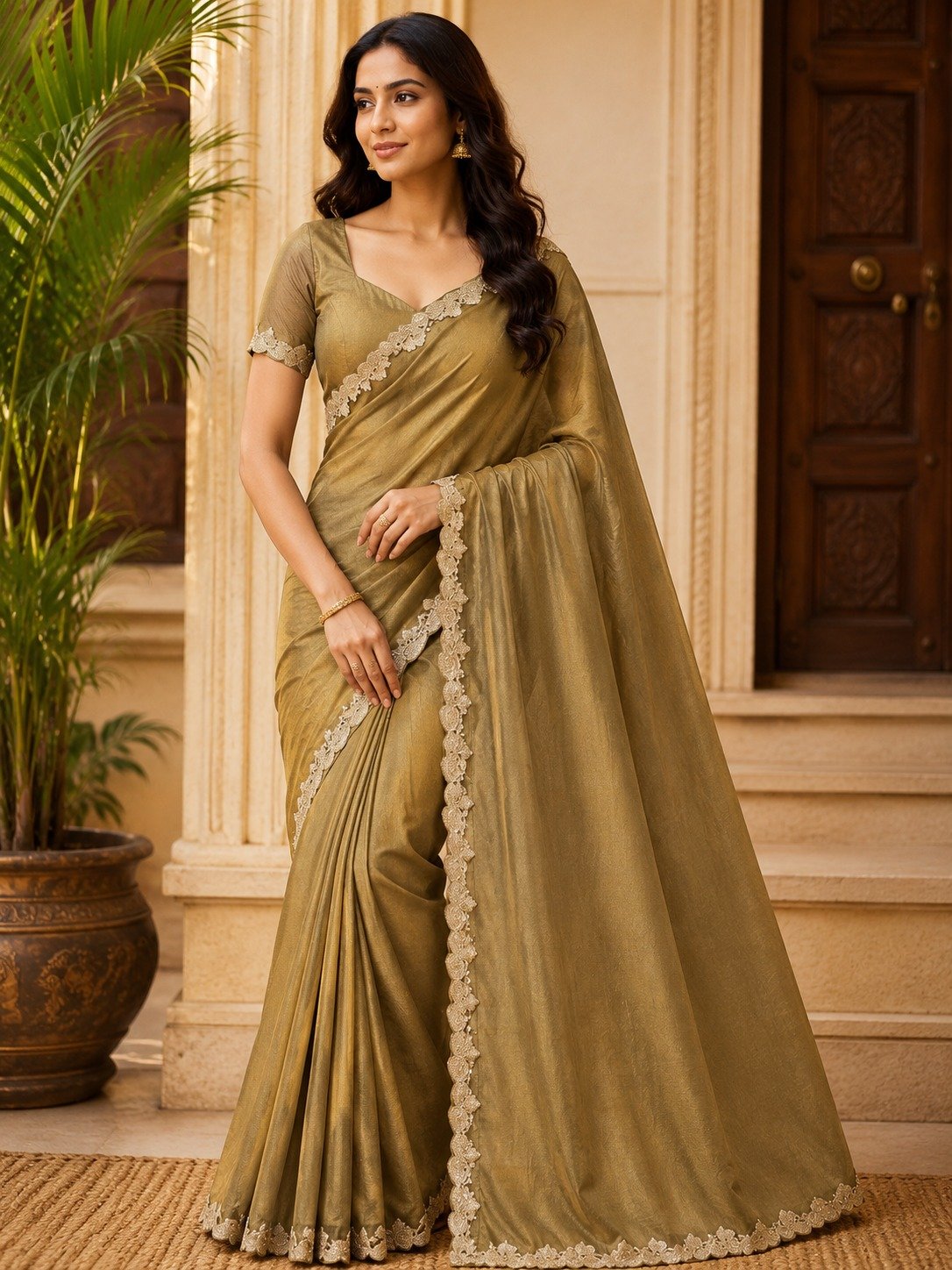 Jimmy Choo Silk Saree